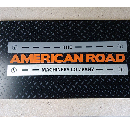 3d metal frabication sign